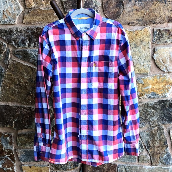 JOHNNIE BODEN {Boy's Laundered Shirt} 11-12Y RW&B - Picture 2 of 4
